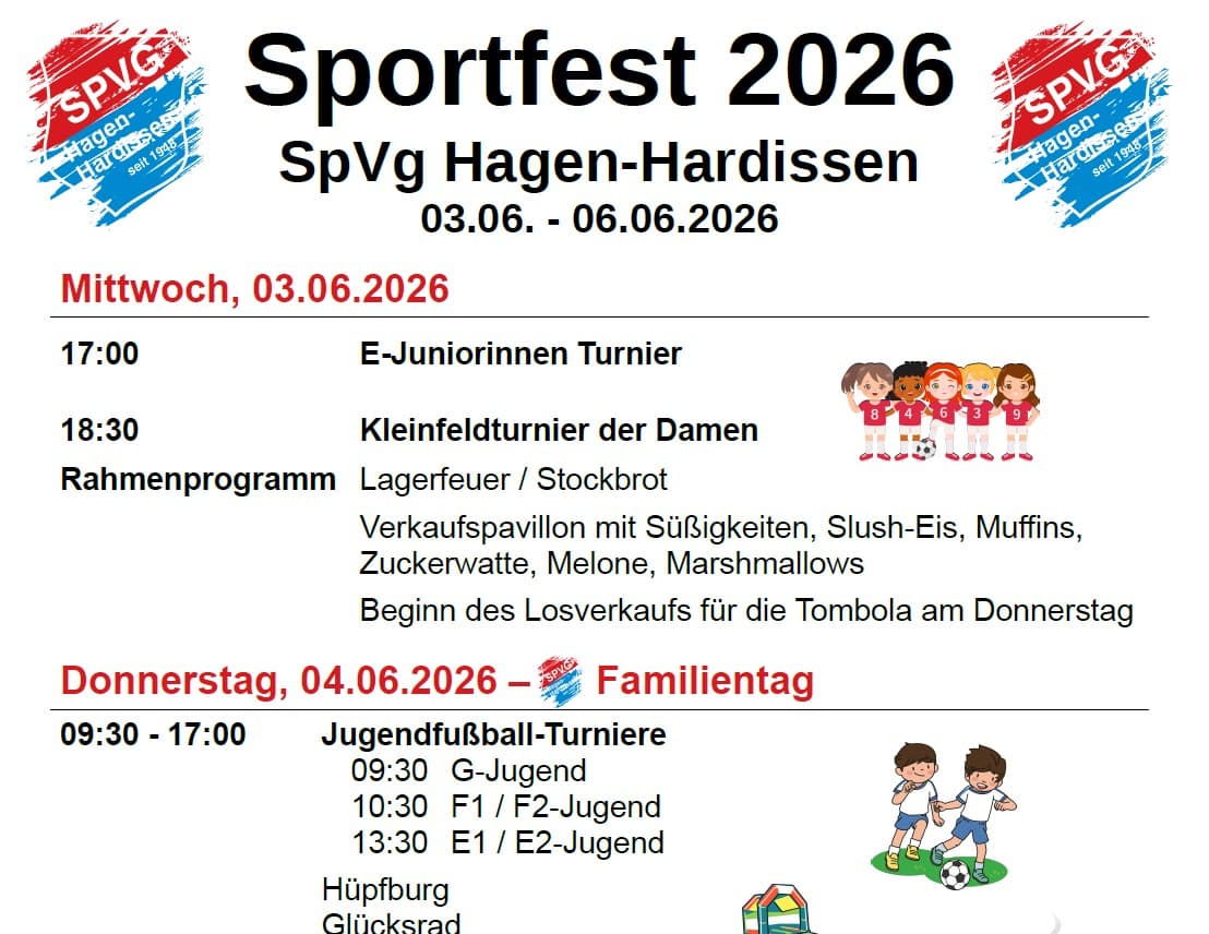 Sportfest 2026 Plakat
